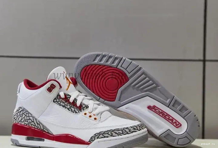ready jordan retro God Cardinal Pk 3 air Red materials to retail ship 0504